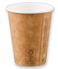 画像をギャラリービューアに読み込む, FSC認証 12oz クラフト厚紙カップ (口径90mm) 1000個入り