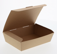 画像をギャラリービューアに読み込む, 食品容器 ネオクラフトボックス スナックボックス M 20枚
